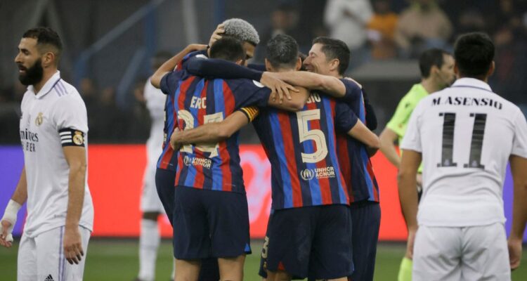 Barcelona le dio un baile al Real Madrid en la Supercopa de España