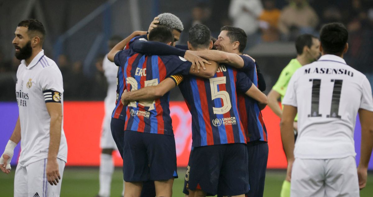 Barcelona le dio un baile al Real Madrid en la Supercopa de España