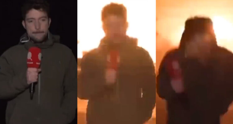 Periodista francés sorprendido por explosión en Ucrania