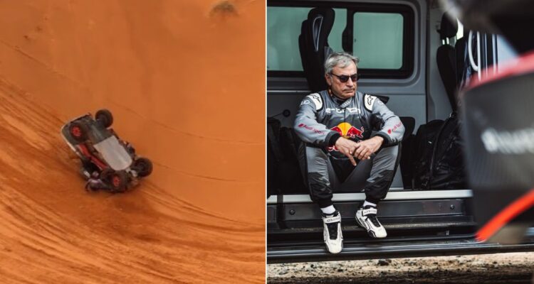El piloto Carlos Sainz abandonó el Dakar 2023