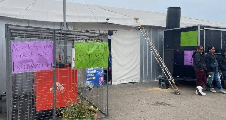 desalojo carpa ubicada en puerto montt