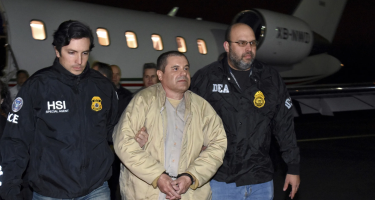 Joaquín “El Chapo” Guzmán cumple cadena perpetua en Estados Unidos tras ser condenado por un jurado en Brooklyn en 2019.