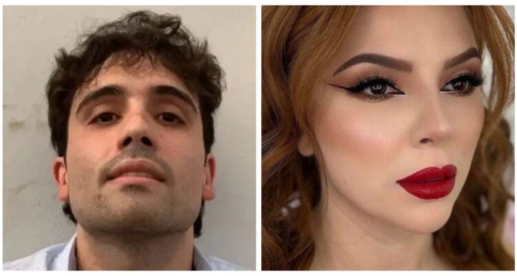 Ovidio Guzmán y Adriana Meza.