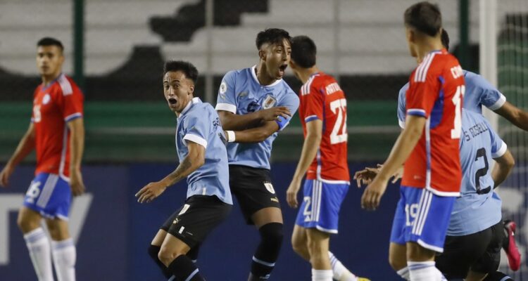 Chile vs Uruguay en el Sudamericano Sub 20.