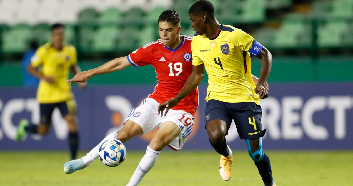 La Roja Sub-20 lo sacó diferencias ante Ecuador e igualaron en el debut de ambos en el Sudamericano de Colombia.
