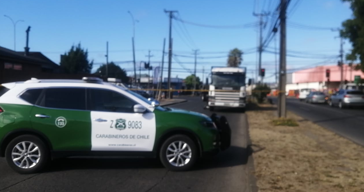ciclista arrollado camión Valdivia