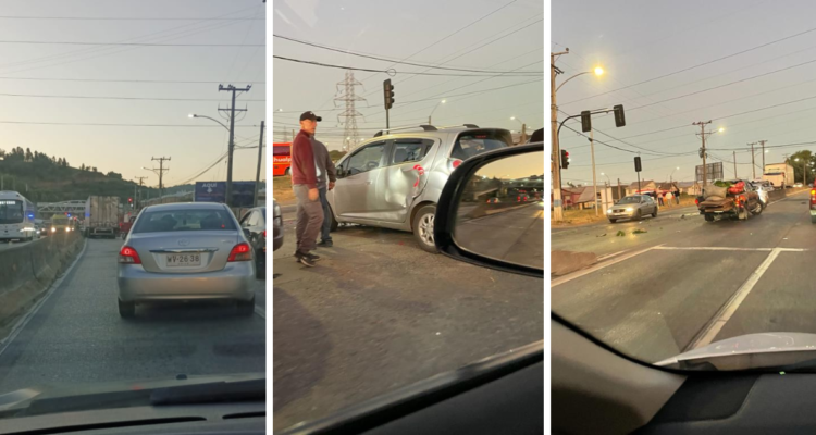 Colisión frente a la cárcel El Manzano