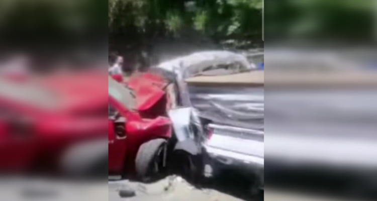 persona muerta colisión