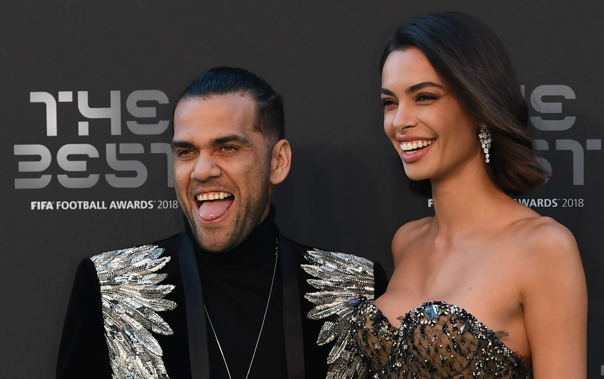 Dani Alves y su esposa Joana Sanz