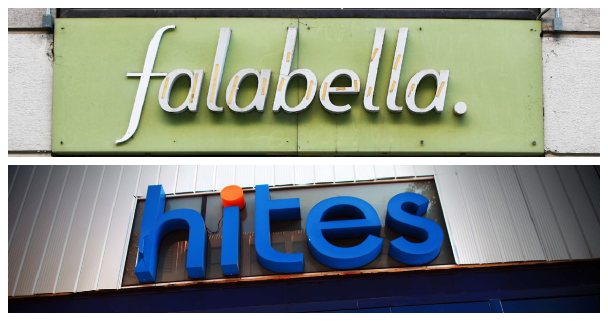 Logos Falabella e Hites