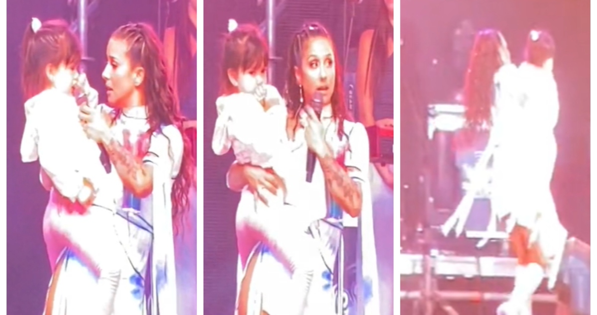 Denise Rosenthal se hace viral tras ayudar a una niña que buscaba a su madre en pleno concierto