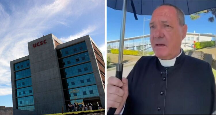 Sindicato UCSC denuncia despido de 60 trabajadores: padre Juan García entre los afectados