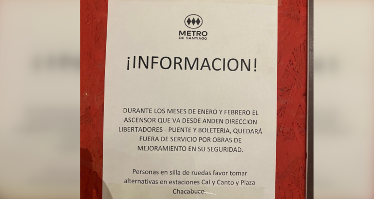 ascensor estación Hospitales Metro