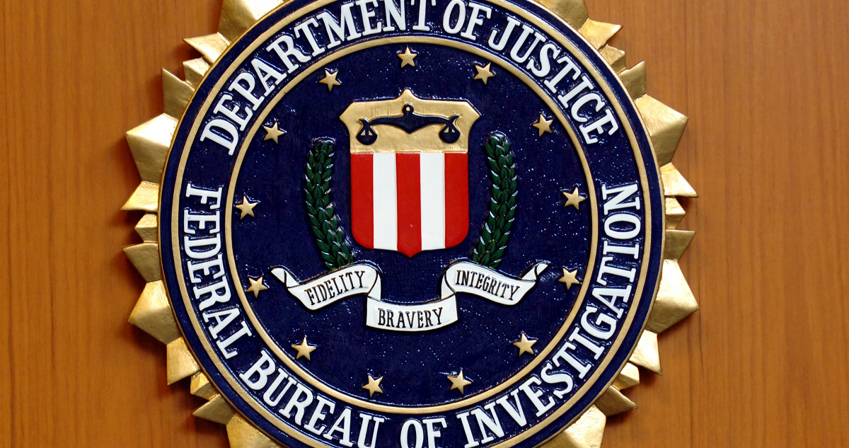 La insignia del FBI.