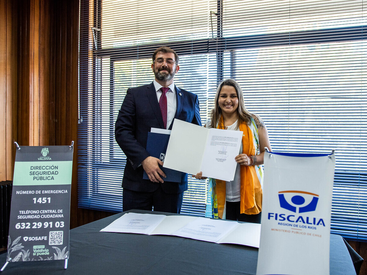 Convencio entre Municipio de Valdivia y Fiscalía