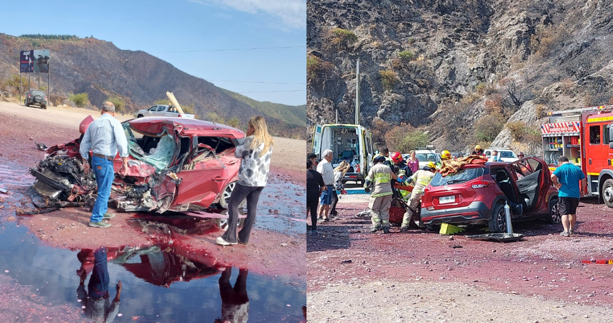 Un muerto deja accidente que involucr a cami n y auto en Cuesta