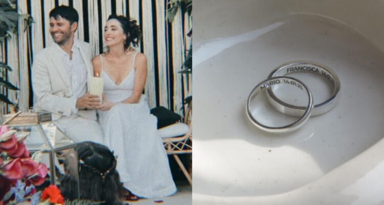 Mario Horton y Francisca Walker se casaron en secreto