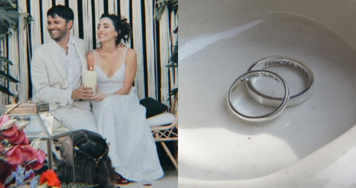 Mario Horton y Francisca Walker se casaron en secreto
