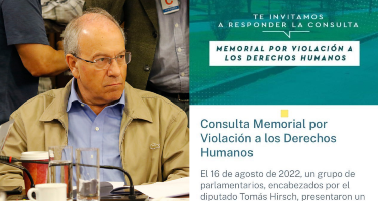 Diputado Hirsch (AH) cuestiona consulta sobre memorial Aeródromo de Tobalaba: “Los DDHH no se plebiscitan”