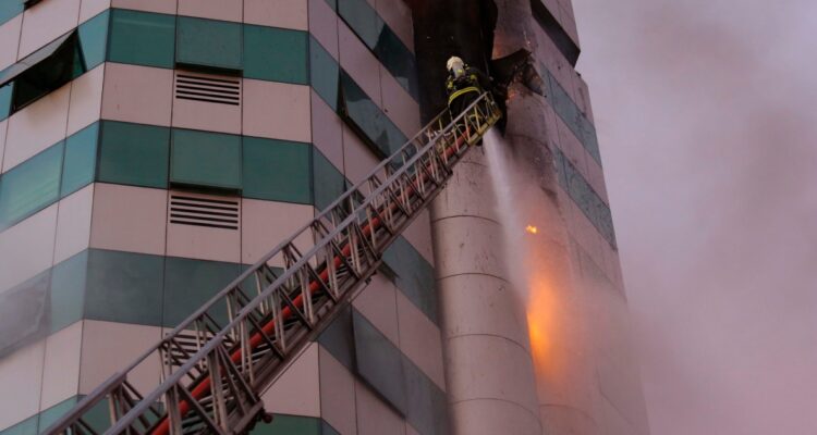 Incendio en Caja Los Andes