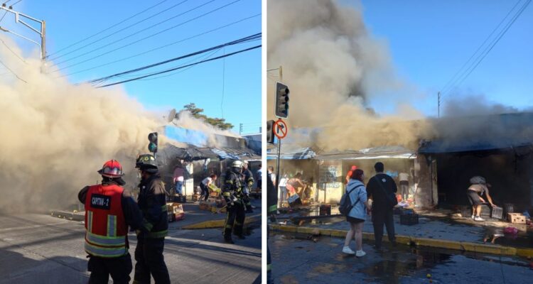 Incendio estructural de grandes proporciones afecta a locales comerciales en Los Ángeles
