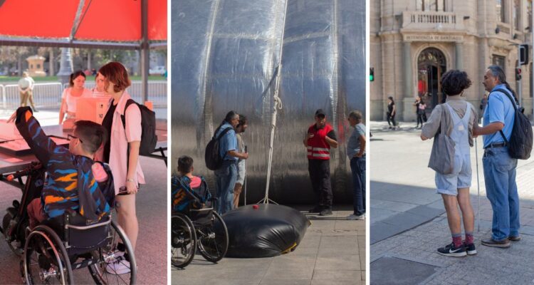 Cómo es recorrer la Bienal de Arquitectura y Urbanismo desde la discapacidad