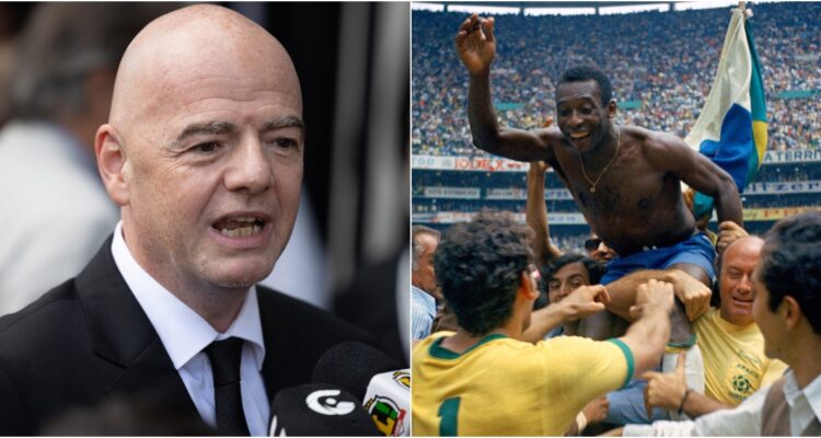 Gianni Infantino propone eterno homenaje a Pelé