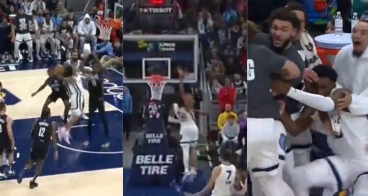 Ja Mornat y otra volcada impresionante en la NBA