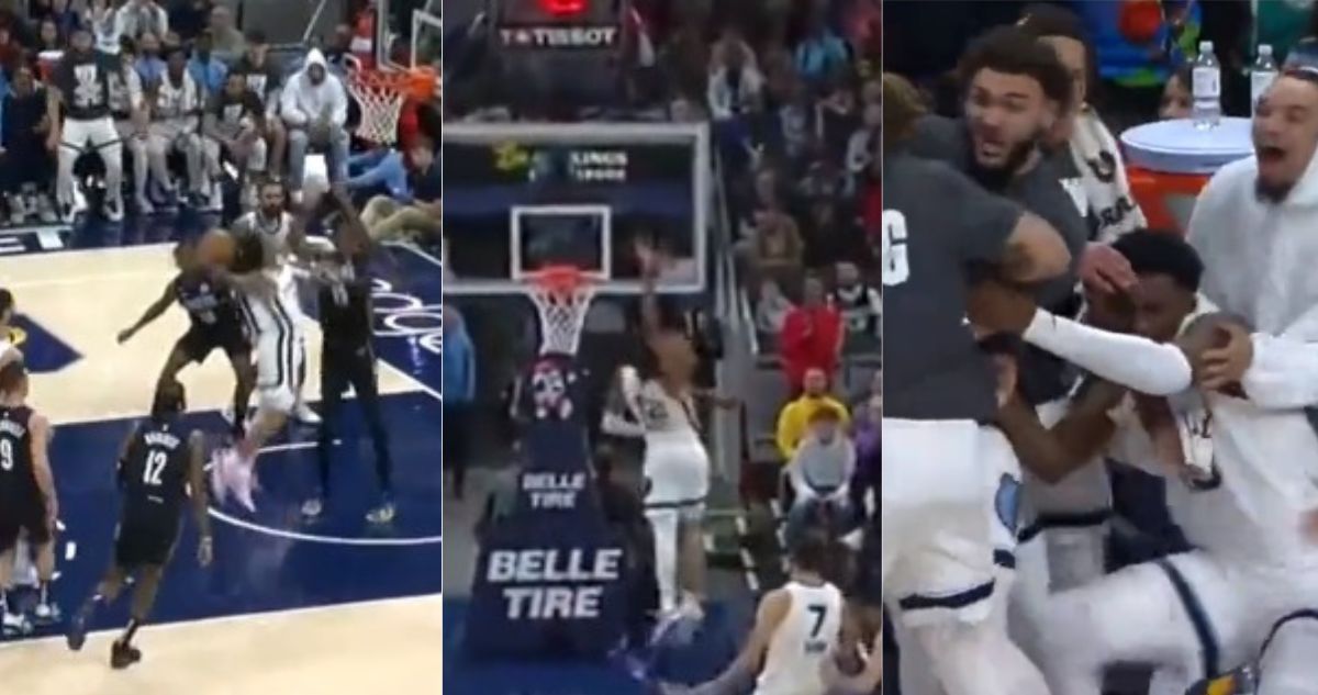 Ja Mornat y otra volcada impresionante en la NBA