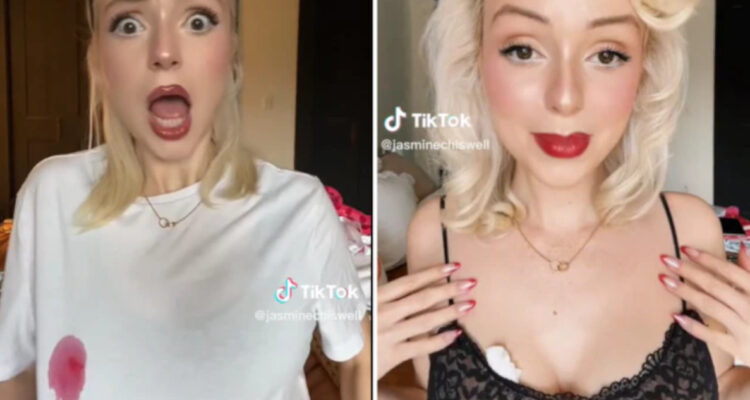 Jasmine Chiswell pierde un pezón amamantando a su bebé