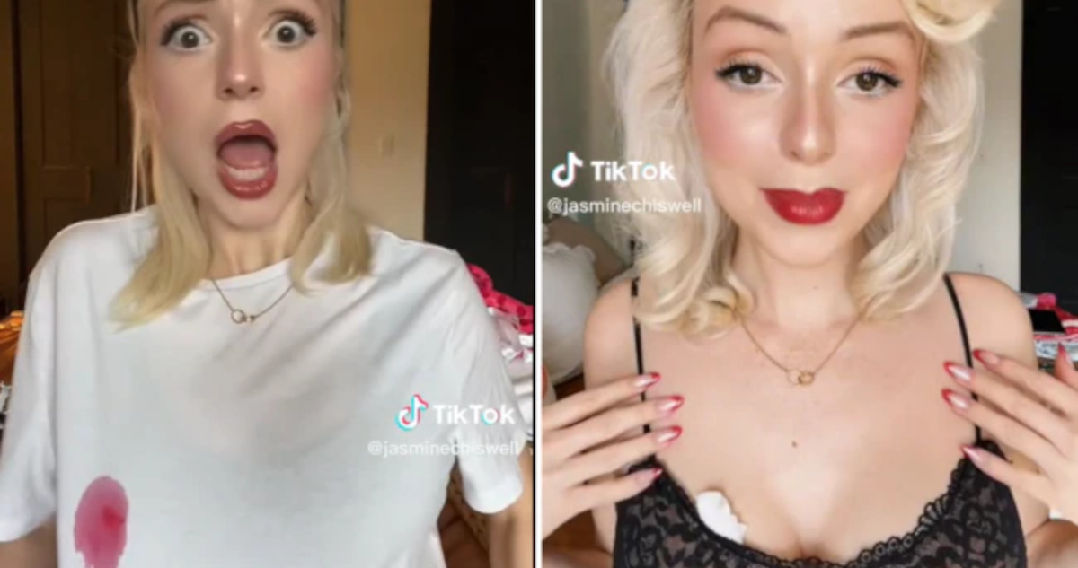 Jasmine Chiswell pierde un pezón amamantando a su bebé