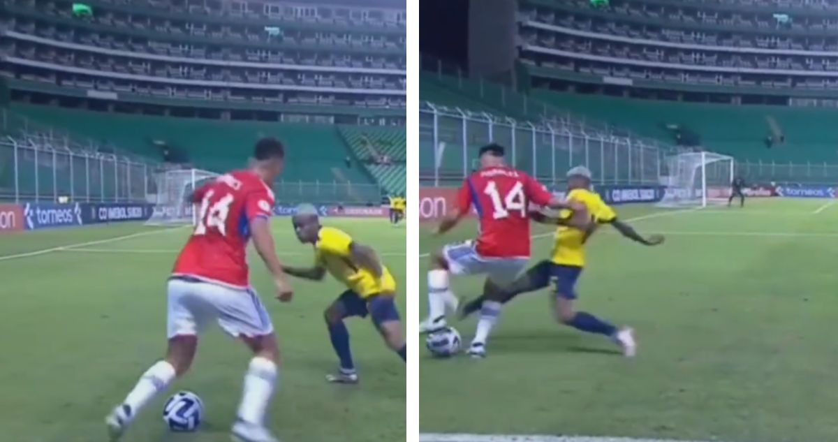 La jugada de Marcelo Morales por la selección sub 20 contra Ecuador