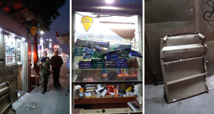 “Impotencia de sentirse violentado”: roban por segunda vez en un mes kiosco en centro de Concepción