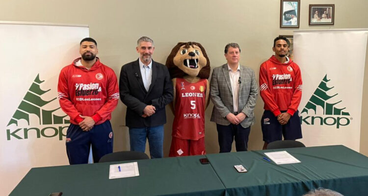 KNOP Laboratorios refuerza apoyo a deporte en Valparaíso con auspicio a Club Básquetbol Los Leones