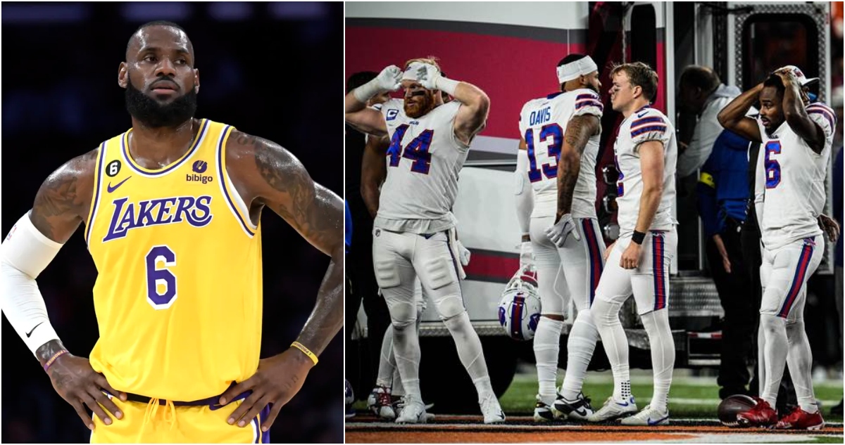 LeBron James envió apoyo a Damar Hamlin