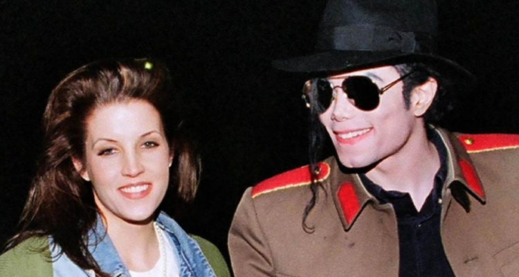 Lisa Marie Presley y Michael Jackson