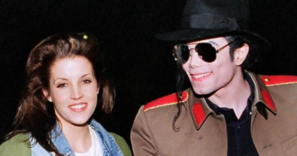Lisa Marie Presley y Michael Jackson