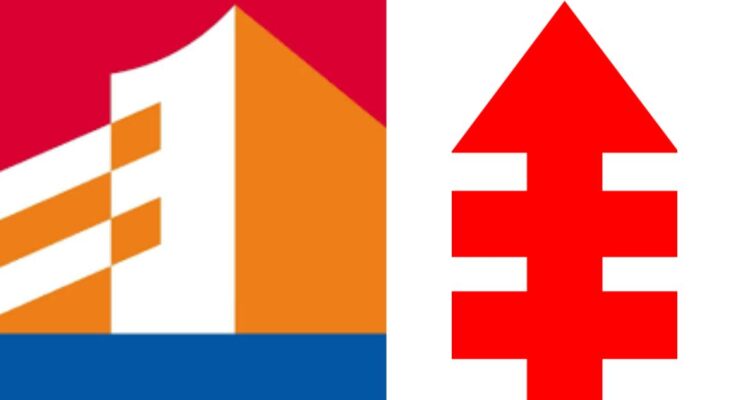 Qué es o qué representa el logo del BancoEstado y en qué se relaciona con la Falange Nacional