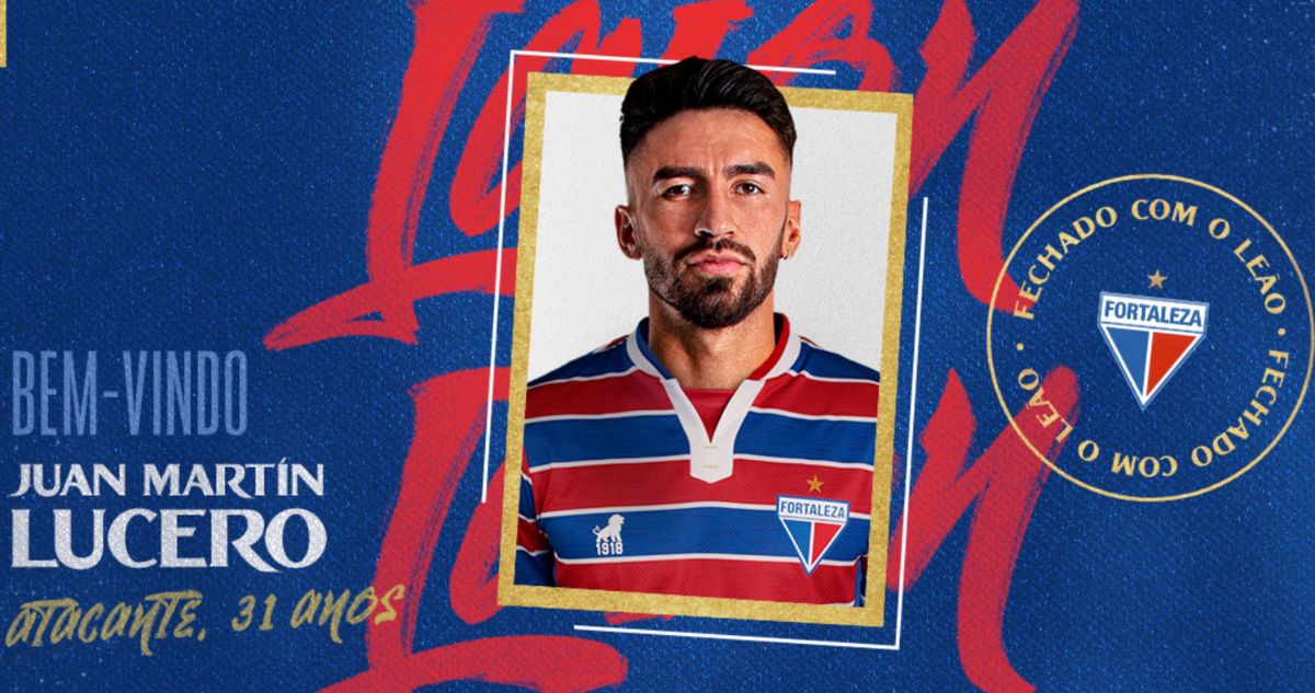Fortaleza de Brasil hace oficial el fichaje del ex albo Juan Martín Lucero