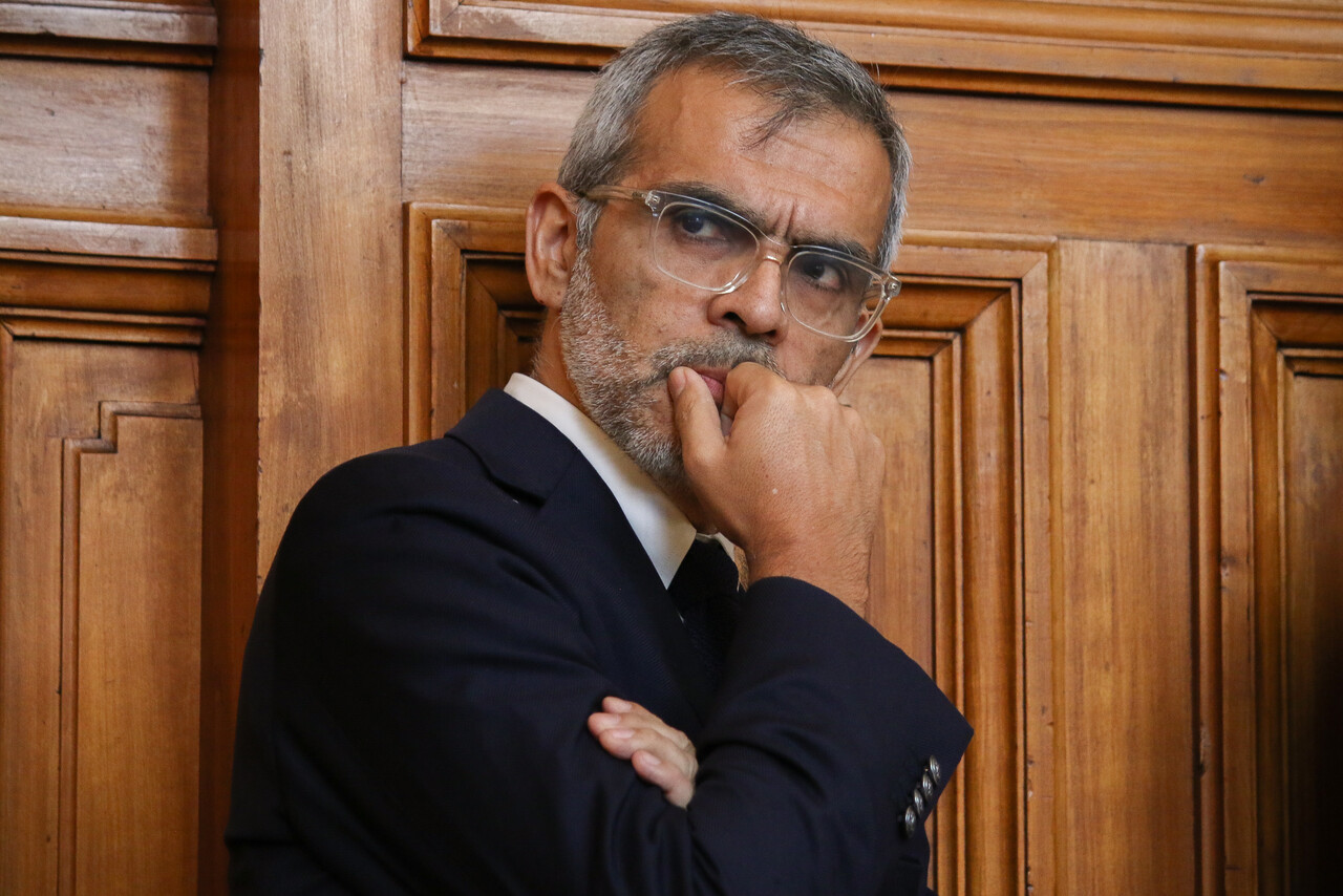 El Pleno de la Corte Suprema recibe el saludo del nuevo ministro de Justicia y Derechos Humanos, Luis Cordero.