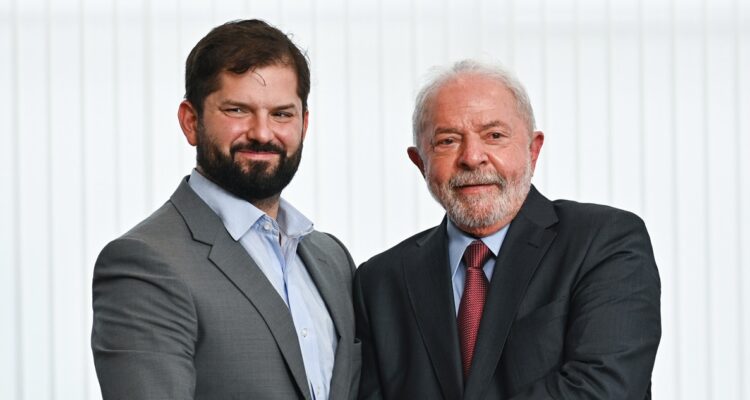 Gabriel Boric y Lula da Silva.