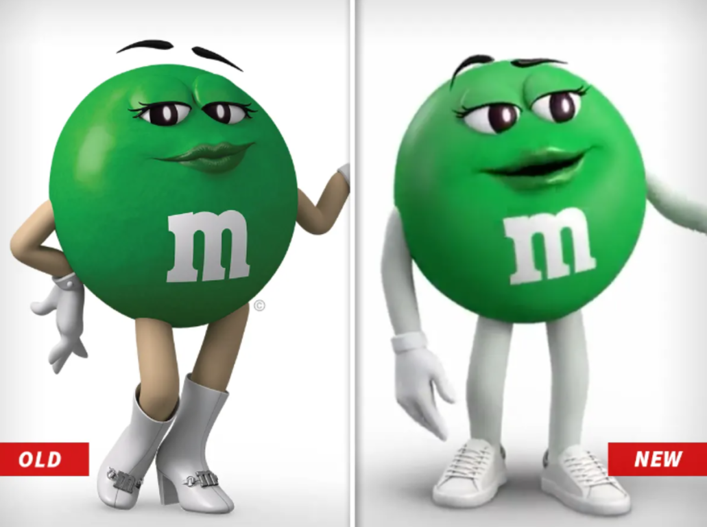 Controversial M&M mascot change
