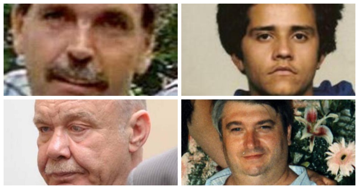 Cuatro de los mafiosos más buscados del mundo.