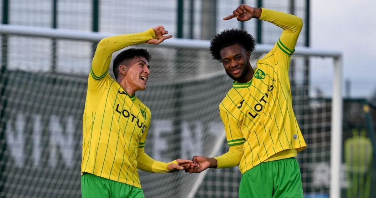 Marcelino Núñez se lució con doblete en goleada del Norwich City Sub 21