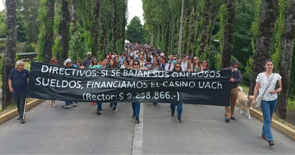 Marcha Sindicato UACh