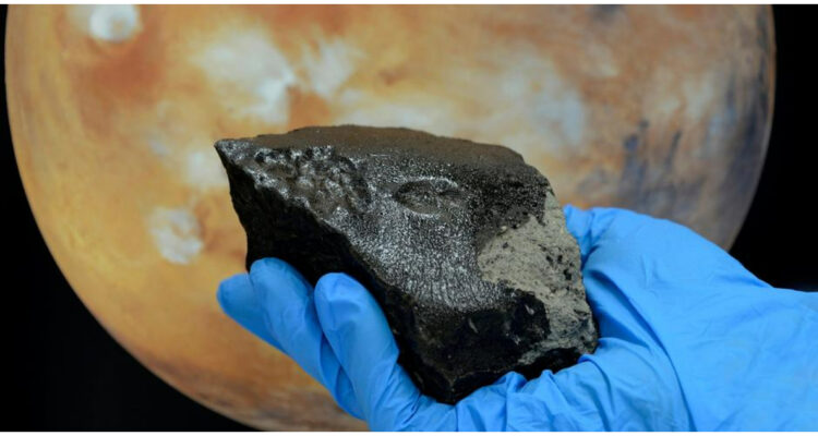 meteorito caído en la tierra desde marte