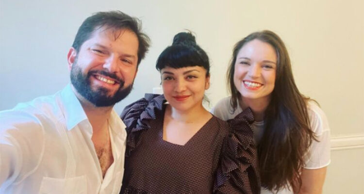 Gabriel Boric y Mon Laferte