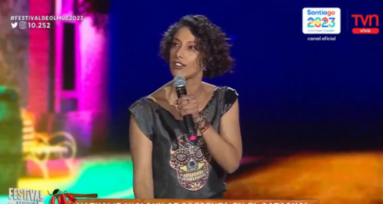 Nathalie Nicloux en su paso por el Festival del Huaso de Olmué 2023, reflexiona sobre su rutina