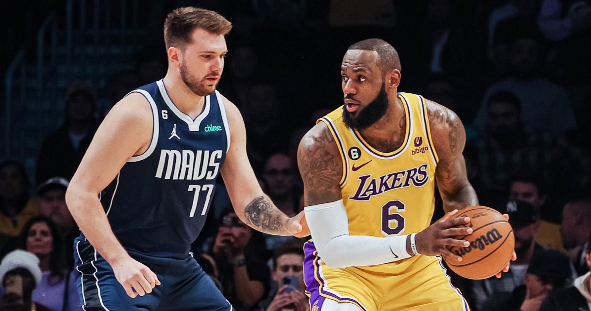 NBA: Mavericks de Doncic superaron a los Lakers de LeBron.