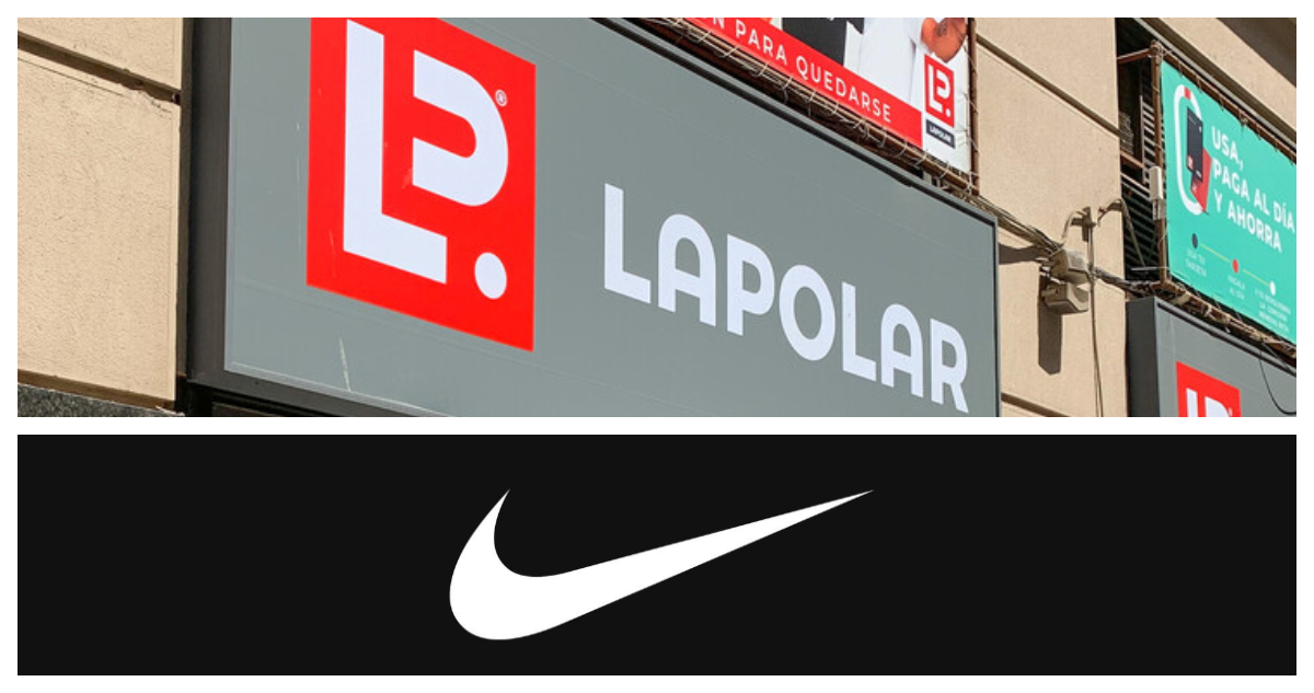 Logos de La Polar y Nike